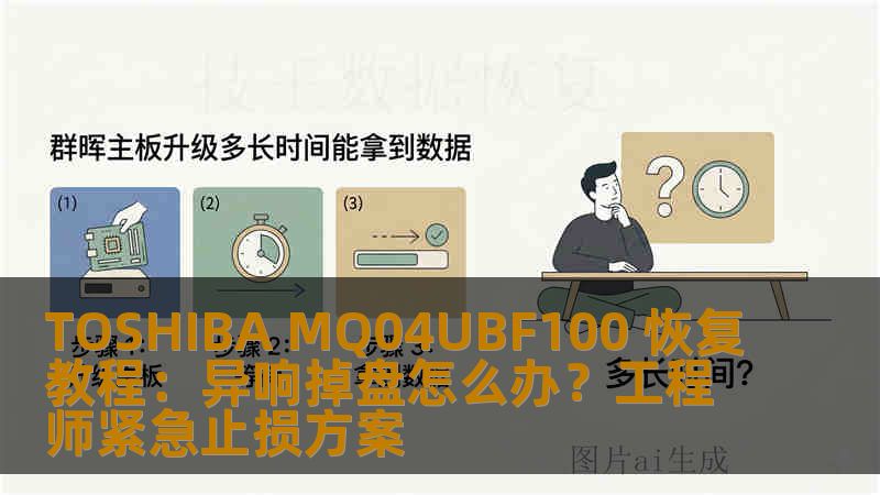 TOSHIBA MQ04UBF100 恢复教程：异响掉盘怎么办？工程师紧急止损方案