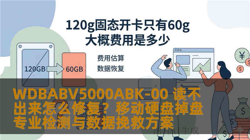 WDBABV5000ABK-00 读不出来怎么修复？移动硬盘掉盘专业检测与数据挽救方案