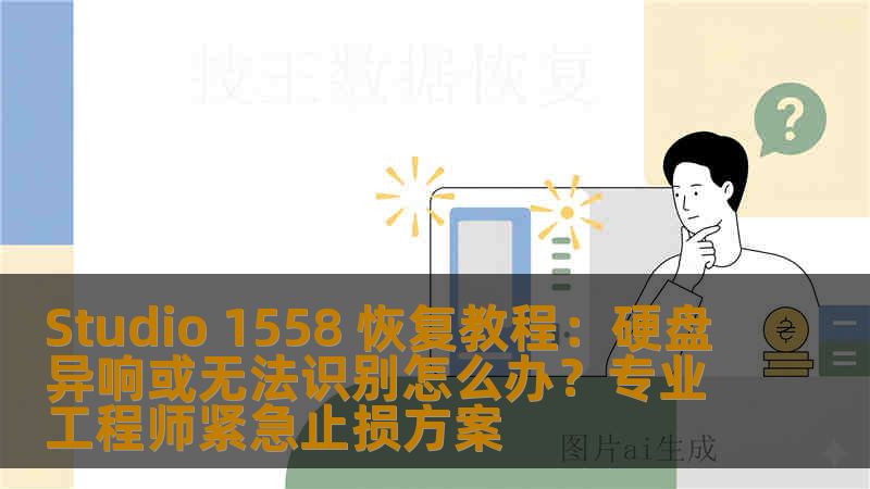 Studio 1558 恢复教程：硬盘异响或无法识别怎么办？专业工程师紧急止损方案