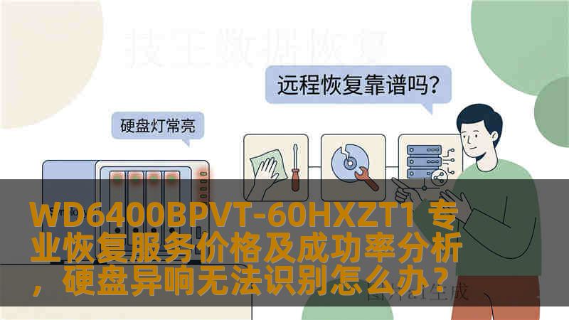 WD6400BPVT-60HXZT1 专业恢复服务价格及成功率分析，硬盘异响无法识别怎么办？