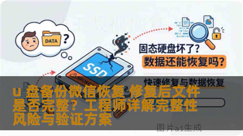 u 盘备份微信恢复 修复后文件是否完整？工程师详解完整性风险与验证方案