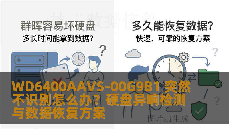 WD6400AAVS-00G9B1 突然不识别怎么办？硬盘异响检测与数据恢复方案
