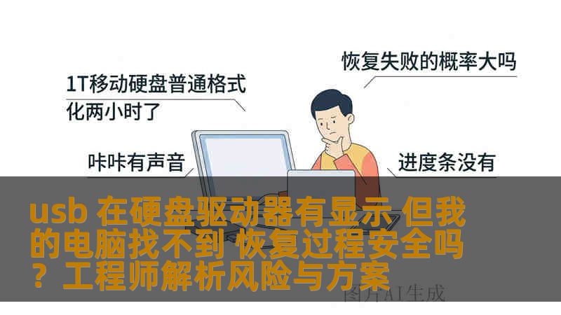 usb 在硬盘驱动器有显示 但我的电脑找不到 恢复过程安全吗？工程师解析风险与方案