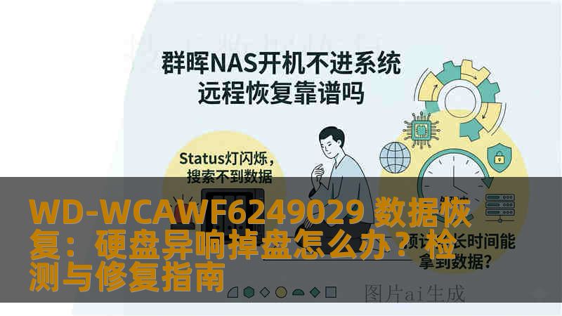 WD-WCAWF6249029 数据恢复：硬盘异响掉盘怎么办？检测与修复指南