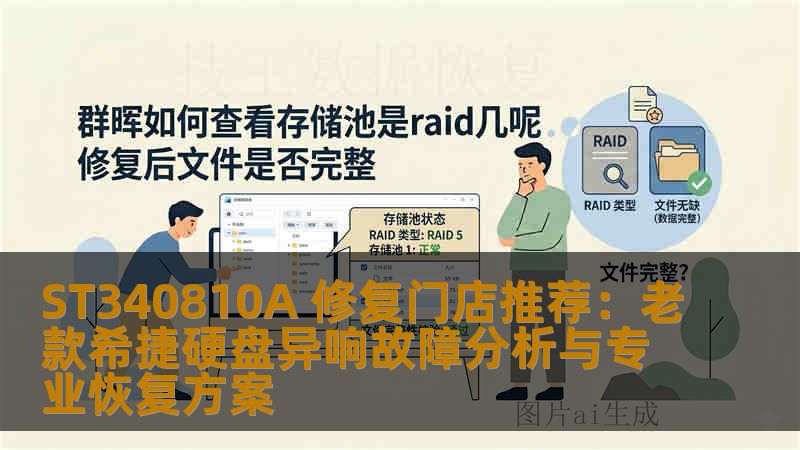 ST340810A 修复门店推荐：老款希捷硬盘异响故障分析与专业恢复方案