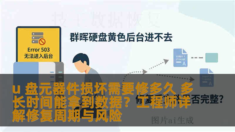 u 盘元器件损坏需要修多久 多长时间能拿到数据？工程师详解修复周期与风险