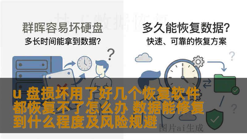 u 盘损坏用了好几个恢复软件都恢复不了怎么办 数据能修复到什么程度及风险规避