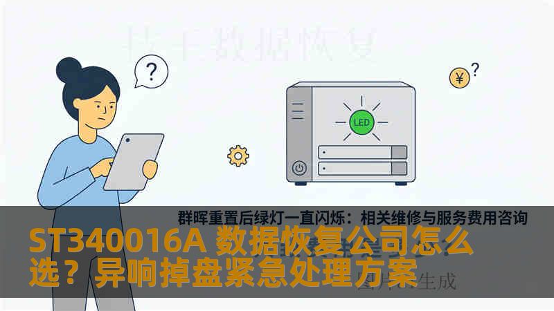 ST340016A 数据恢复公司怎么选？异响掉盘紧急处理方案