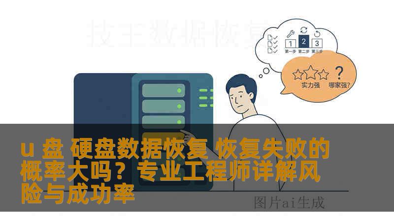 u 盘 硬盘数据恢复 恢复失败的概率大吗？专业工程师详解风险与成功率