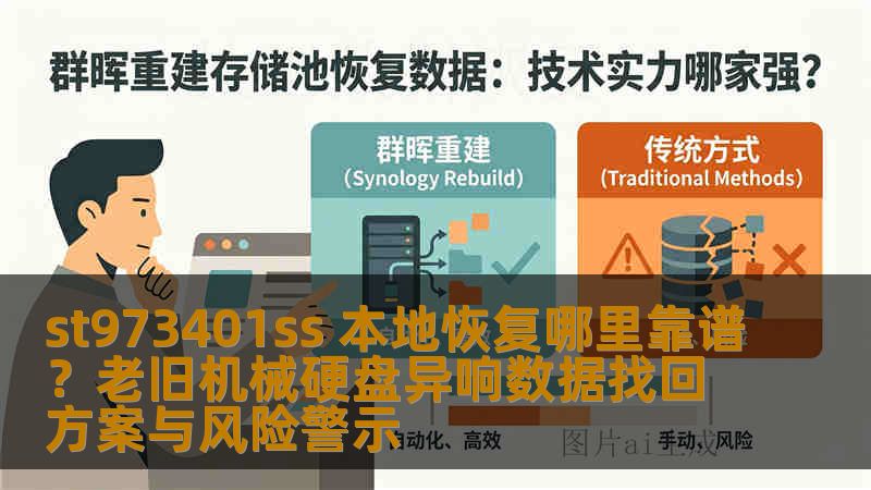 st973401ss 本地恢复哪里靠谱？老旧机械硬盘异响数据找回方案与风险警示
