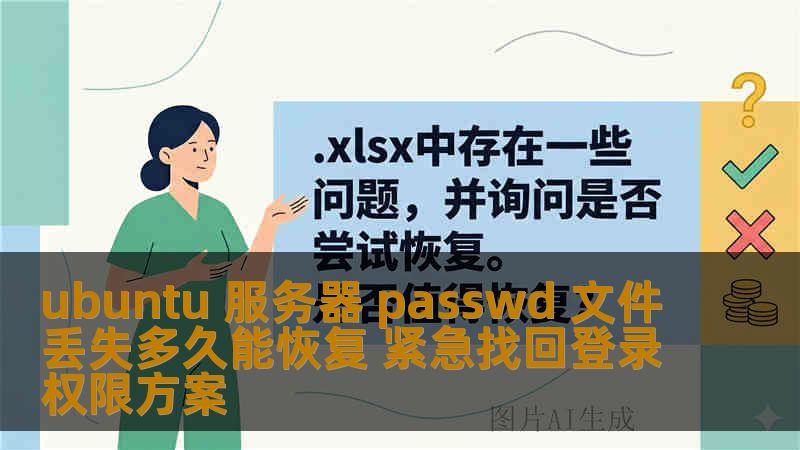 ubuntu 服务器 passwd 文件丢失多久能恢复 紧急找回登录权限方案
