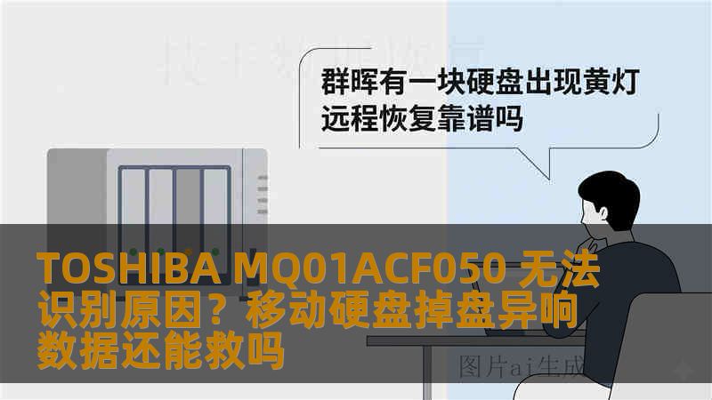 TOSHIBA MQ01ACF050 无法识别原因？移动硬盘掉盘异响数据还能救吗