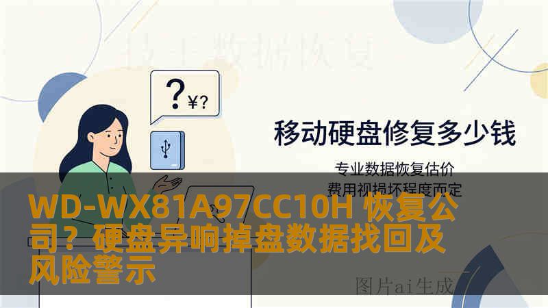 WD-WX81A97CC10H 恢复公司？硬盘异响掉盘数据找回及风险警示