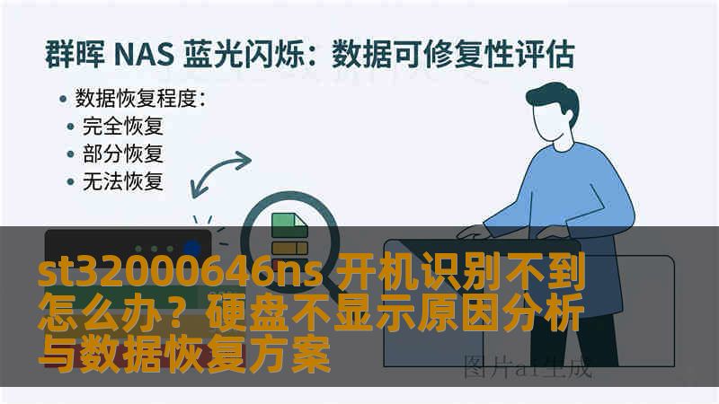 st32000646ns 开机识别不到怎么办？硬盘不显示原因分析与数据恢复方案