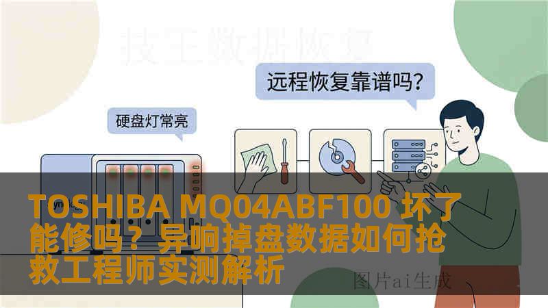 TOSHIBA MQ04ABF100 坏了能修吗？异响掉盘数据如何抢救工程师实测解析