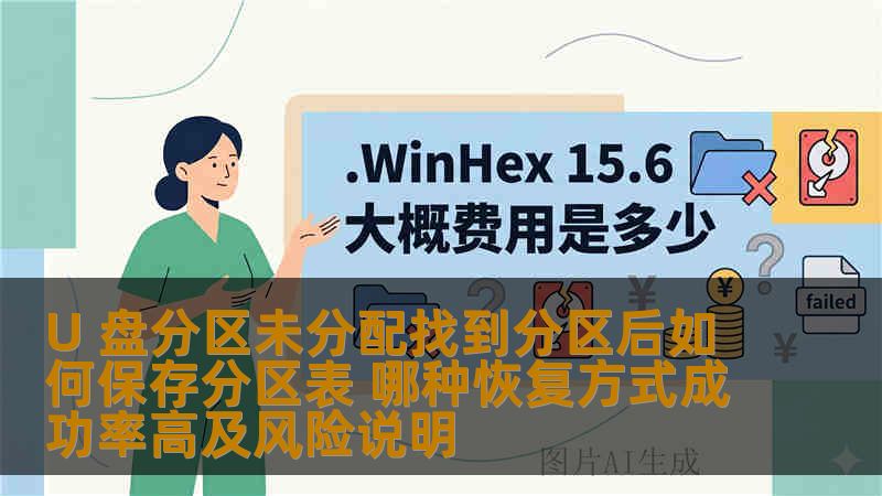 U 盘分区未分配找到分区后如何保存分区表 哪种恢复方式成功率高及风险说明
