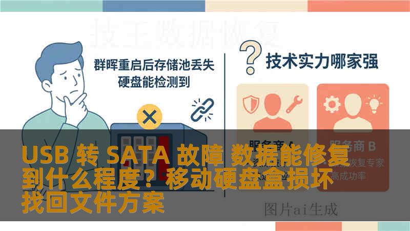 USB 转 SATA 故障 数据能修复到什么程度？移动硬盘盒损坏找回文件方案