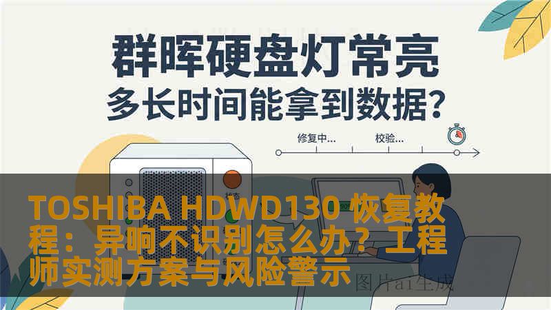 TOSHIBA HDWD130 恢复教程：异响不识别怎么办？工程师实测方案与风险警示