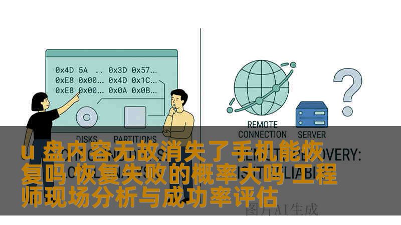 u 盘内容无故消失了手机能恢复吗 恢复失败的概率大吗 工程师现场分析与成功率评估