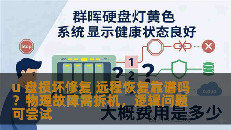 u 盘损坏修复 远程恢复靠谱吗？物理故障需拆机，逻辑问题可尝试