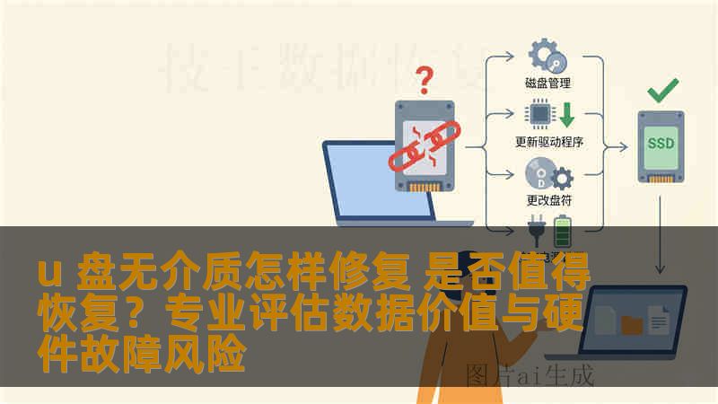 u 盘无介质怎样修复 是否值得恢复？专业评估数据价值与硬件故障风险