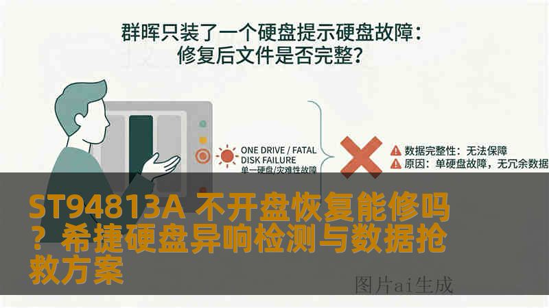 ST94813A 不开盘恢复能修吗？希捷硬盘异响检测与数据抢救方案