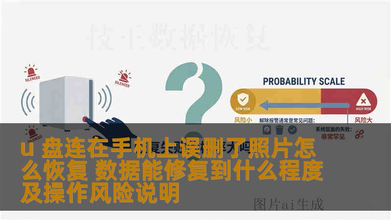 u 盘连在手机上误删了照片怎么恢复 数据能修复到什么程度及操作风险说明