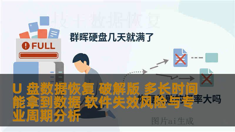 U 盘数据恢复 破解版 多长时间能拿到数据 软件失效风险与专业周期分析