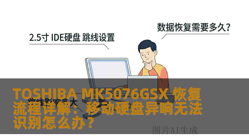 TOSHIBA MK5076GSX 恢复流程详解：移动硬盘异响无法识别怎么办？