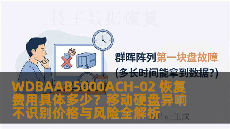 WDBAAB5000ACH-02 恢复费用具体多少？移动硬盘异响不识别价格与风险全解析