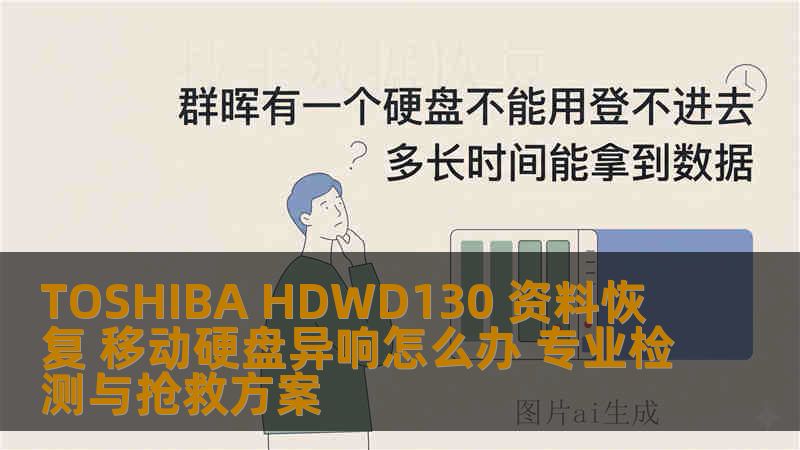 TOSHIBA HDWD130 资料恢复 移动硬盘异响怎么办 专业检测与抢救方案