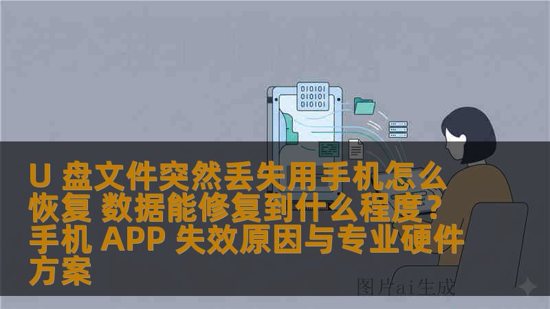 U 盘文件突然丢失用手机怎么恢复 数据能修复到什么程度？手机 APP 失效原因与专业硬件方案