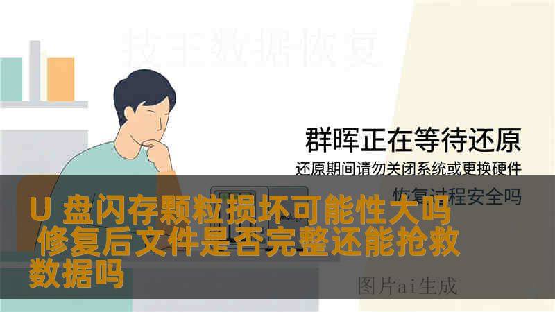 U 盘闪存颗粒损坏可能性大吗 修复后文件是否完整还能抢救数据吗