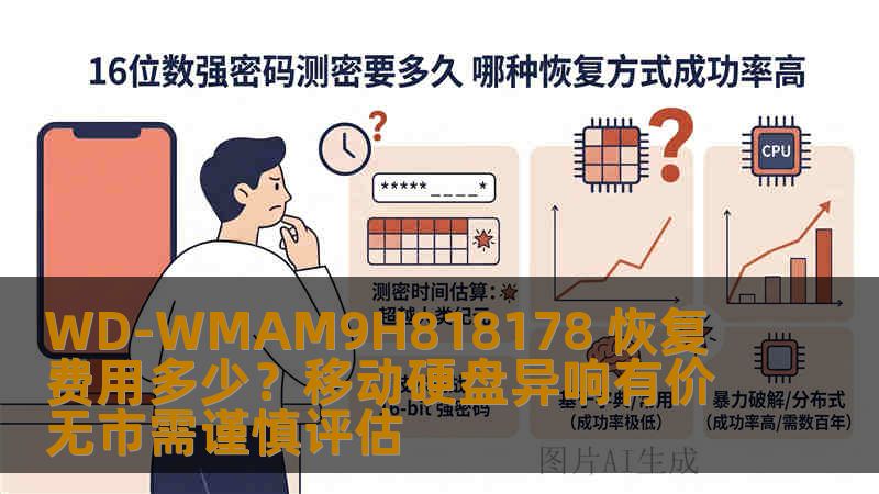 WD-WMAM9H818178 恢复费用多少？移动硬盘异响有价无市需谨慎评估
