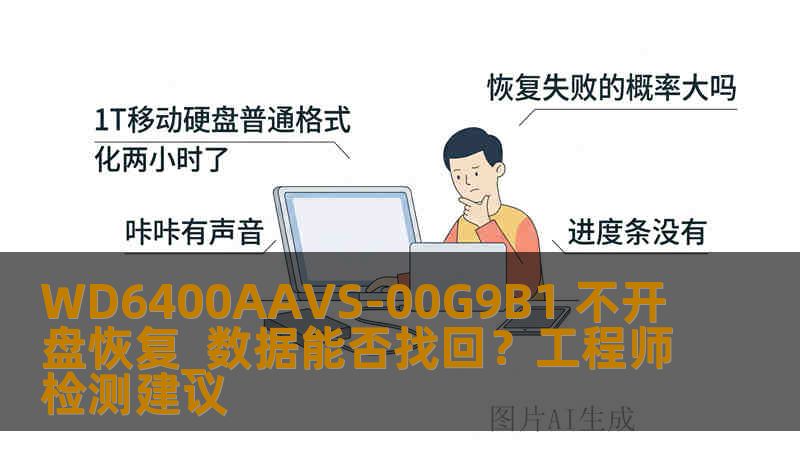 WD6400AAVS-00G9B1 不开盘恢复_数据能否找回？工程师检测建议