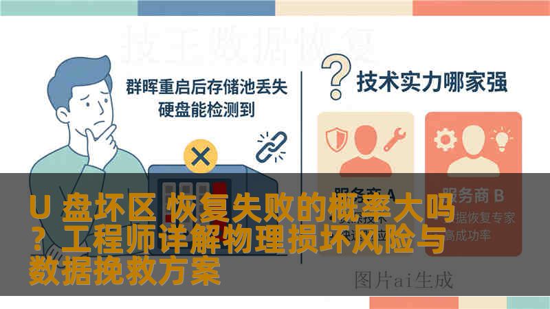 U 盘坏区 恢复失败的概率大吗？工程师详解物理损坏风险与数据挽救方案