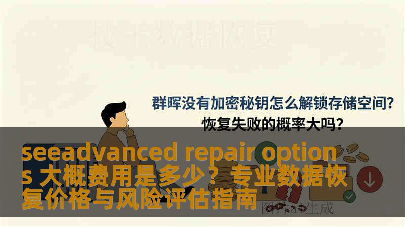 seeadvanced repair options 大概费用是多少？专业数据恢复价格与风险评估指南