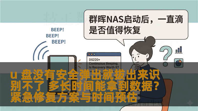 u 盘没有安全弹出就拔出来识别不了 多长时间能拿到数据？紧急修复方案与时间预估