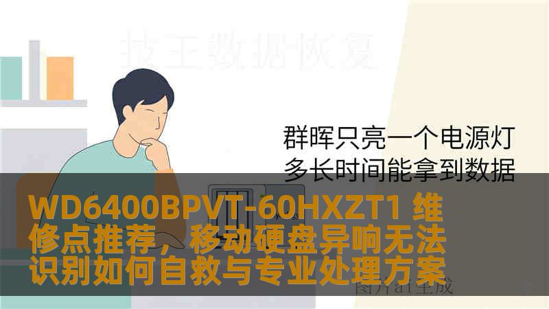 WD6400BPVT-60HXZT1 维修点推荐，移动硬盘异响无法识别如何自救与专业处理方案