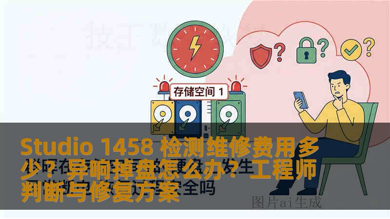 Studio 1458 检测维修费用多少？异响掉盘怎么办？工程师判断与修复方案