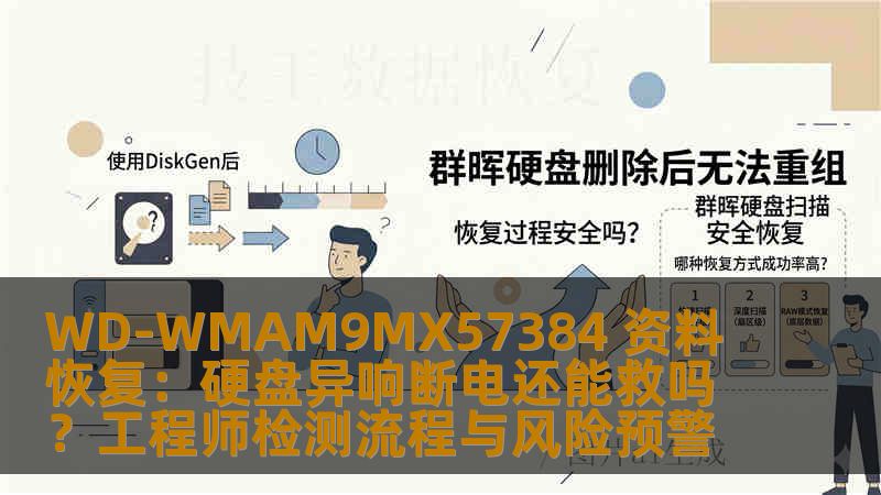 WD-WMAM9MX57384 资料恢复：硬盘异响断电还能救吗？工程师检测流程与风险预警