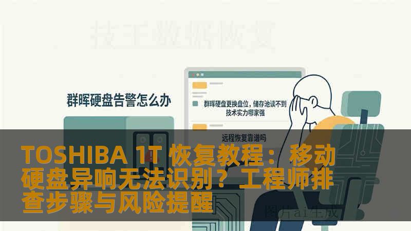 TOSHIBA 1T 恢复教程：移动硬盘异响无法识别？工程师排查步骤与风险提醒