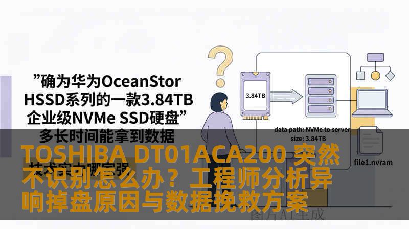 TOSHIBA DT01ACA200 突然不识别怎么办？工程师分析异响掉盘原因与数据挽救方案