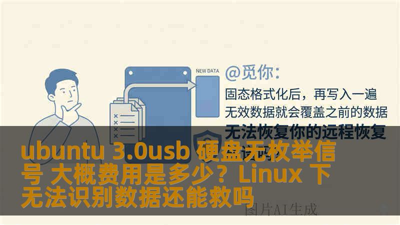 ubuntu 3.0usb 硬盘无枚举信号 大概费用是多少？Linux 下无法识别数据还能救吗