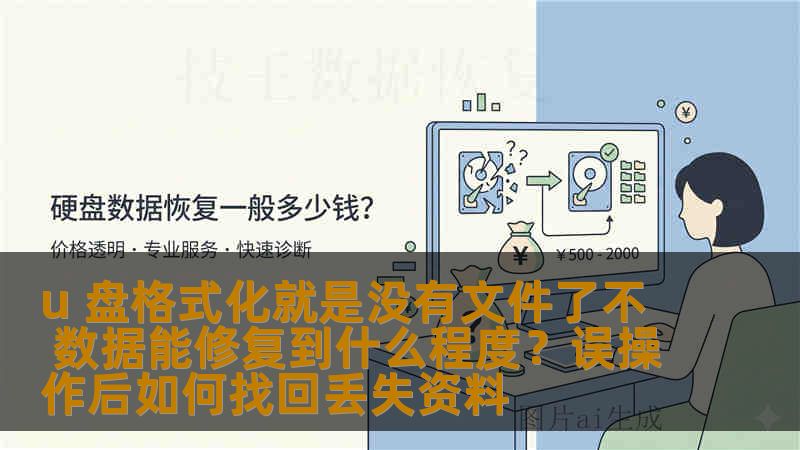 u 盘格式化就是没有文件了不 数据能修复到什么程度？误操作后如何找回丢失资料