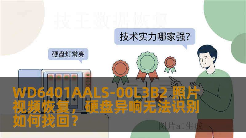 WD6401AALS-00L3B2 照片视频恢复，硬盘异响无法识别如何找回？