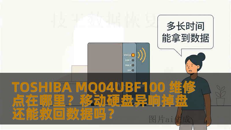 TOSHIBA MQ04UBF100 维修点在哪里？移动硬盘异响掉盘还能救回数据吗？