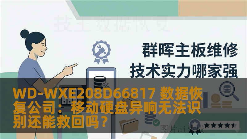 WD-WXE208D66817 数据恢复公司：移动硬盘异响无法识别还能救回吗？