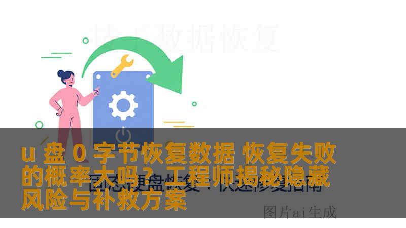 u 盘 0 字节恢复数据 恢复失败的概率大吗？工程师揭秘隐藏风险与补救方案