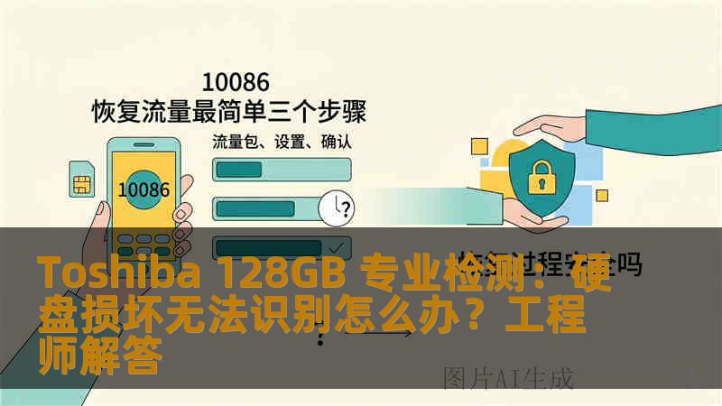 Toshiba 128GB 专业检测：硬盘损坏无法识别怎么办？工程师解答